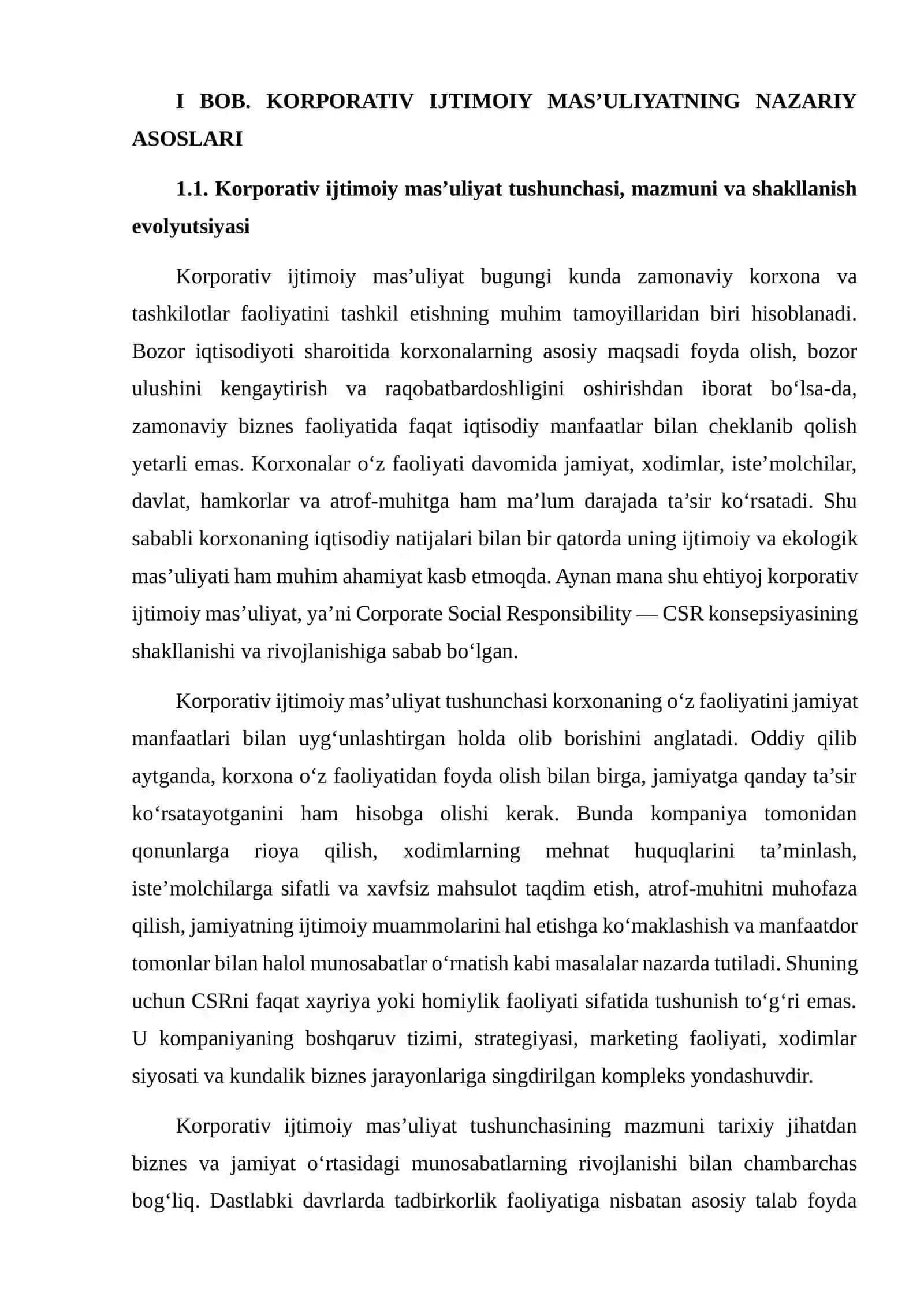 KORPORATIV IJTIMOIY MAS’ULIYAT (CSR) VA MARKETING STRATEGIYASI 4