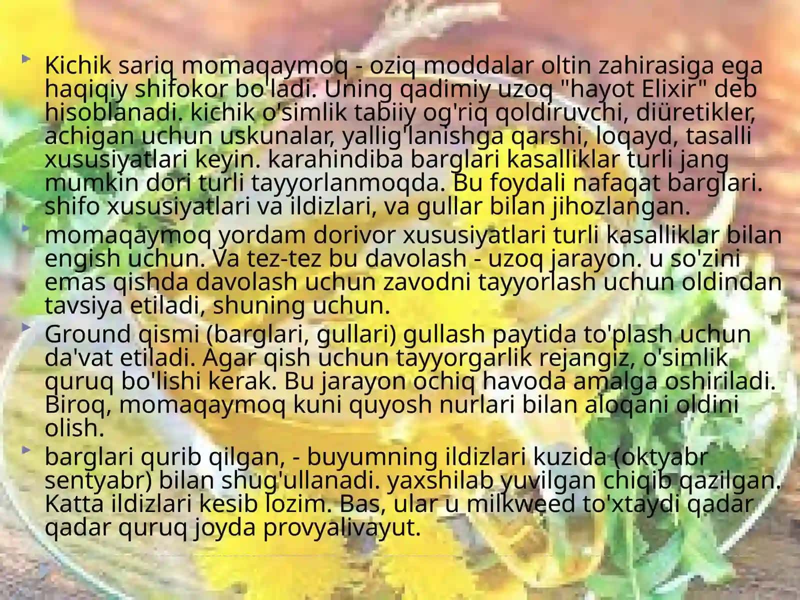 QOQIO’T O’SIMLIGINING MORFOLOGIYASI 4