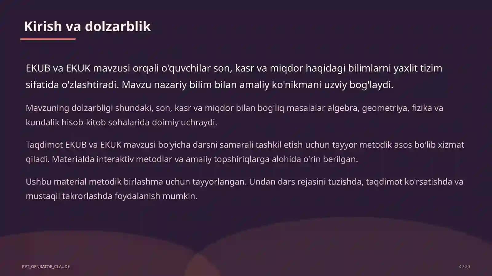 EKUB va EKUK (5-sinf) 4