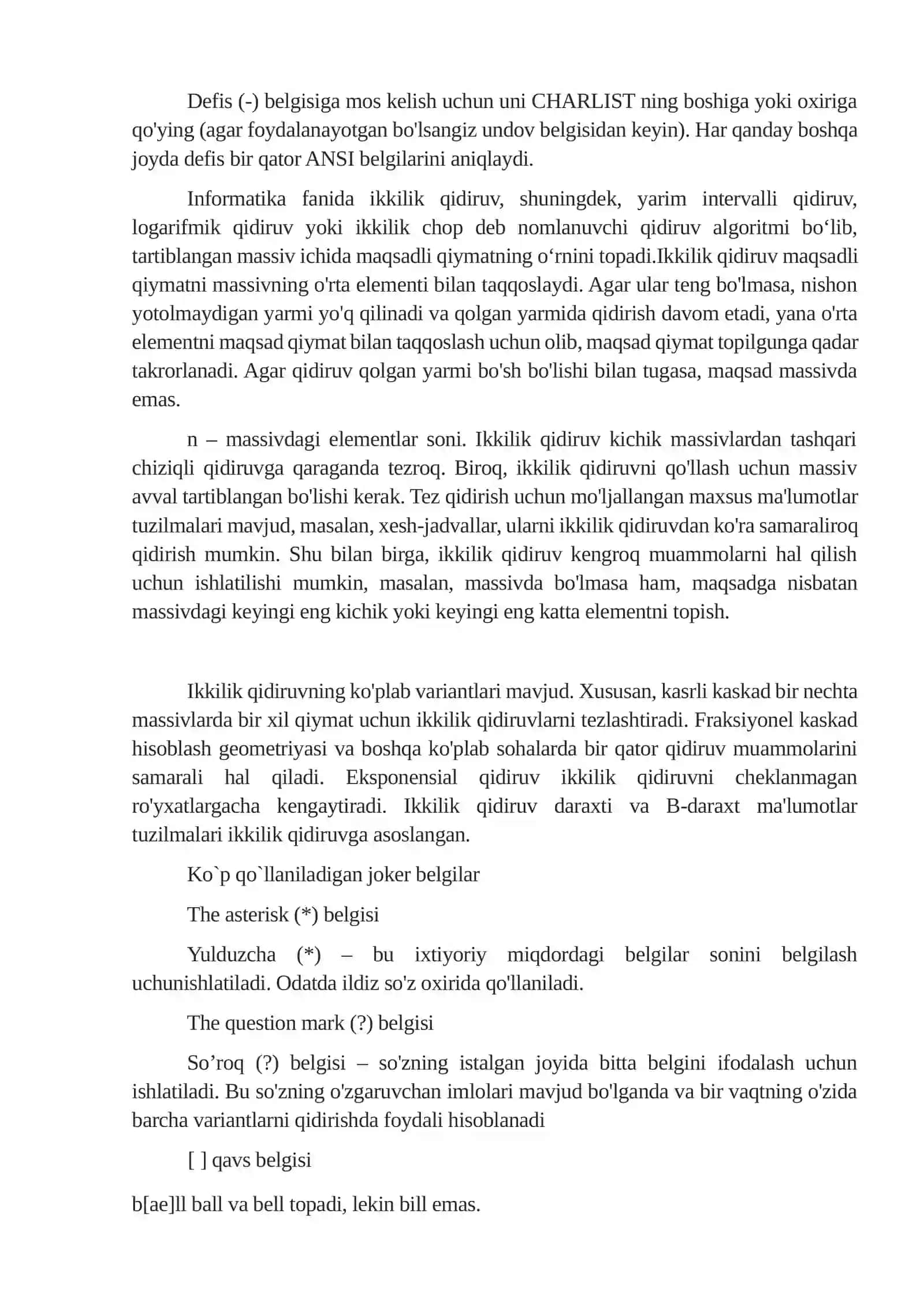 Vaqtinchalik indekslash 4