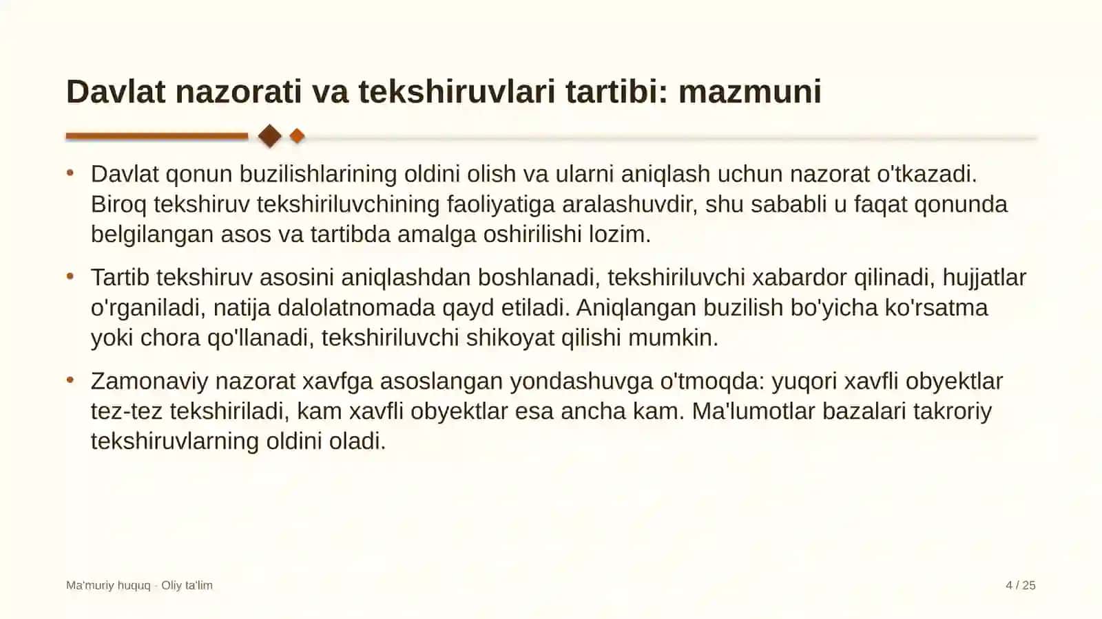 bolalar tovarlari do'konlarida davlat nazorati va tekshiruvlarini o'tkazish tartibi 9401 4