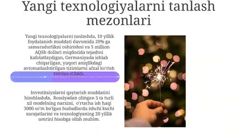 Zamonaviy texnologiyalarni qo'llash afzalliklari 4