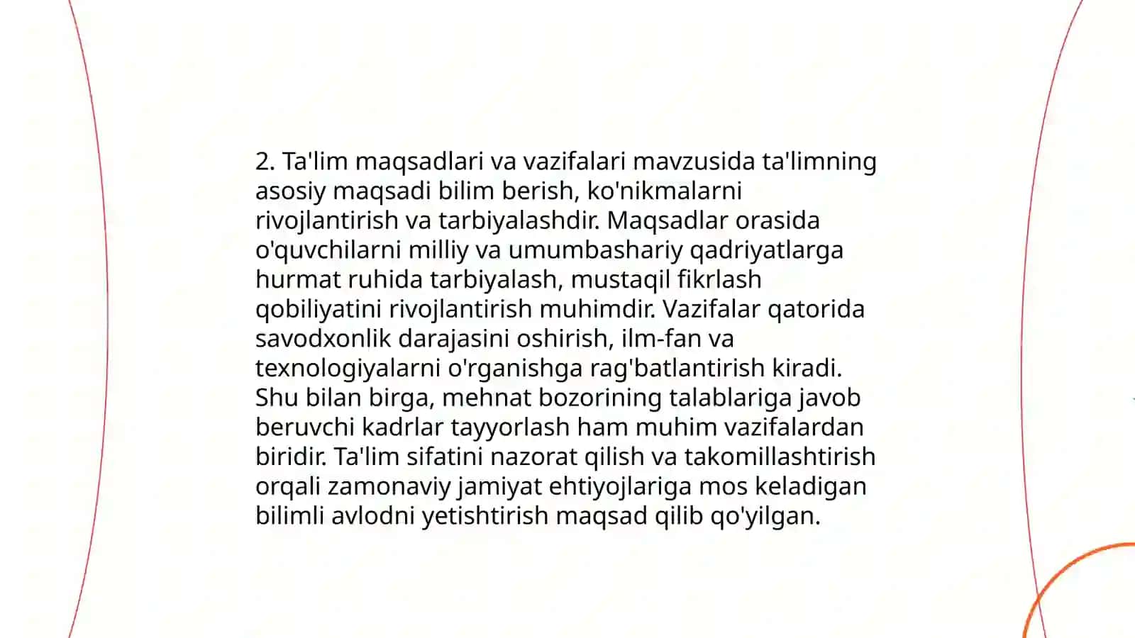 Ta’lim qonuniyatlari va tamoyillari 4