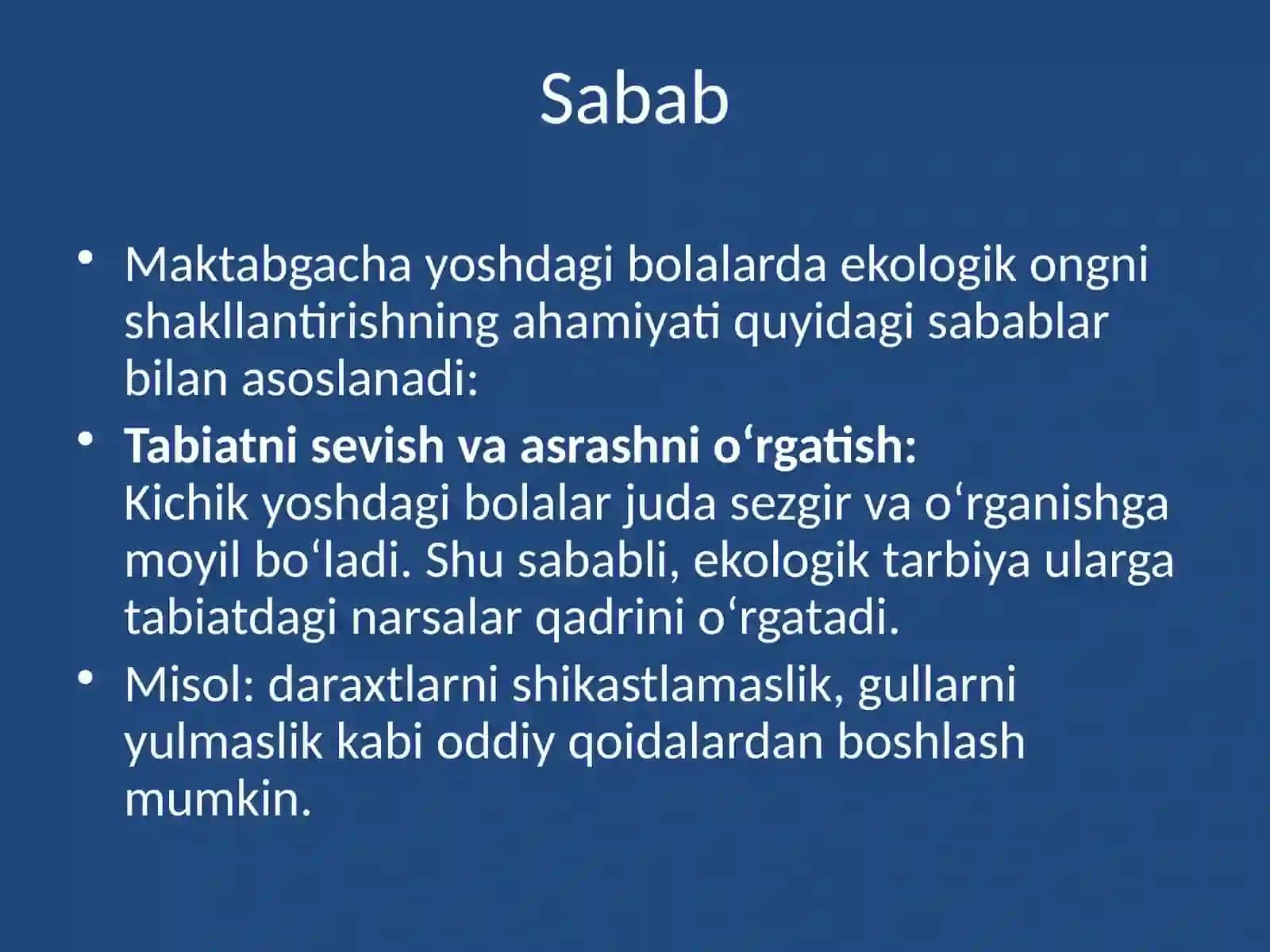 Tabiat bilan tanishtirish metodikasi 4