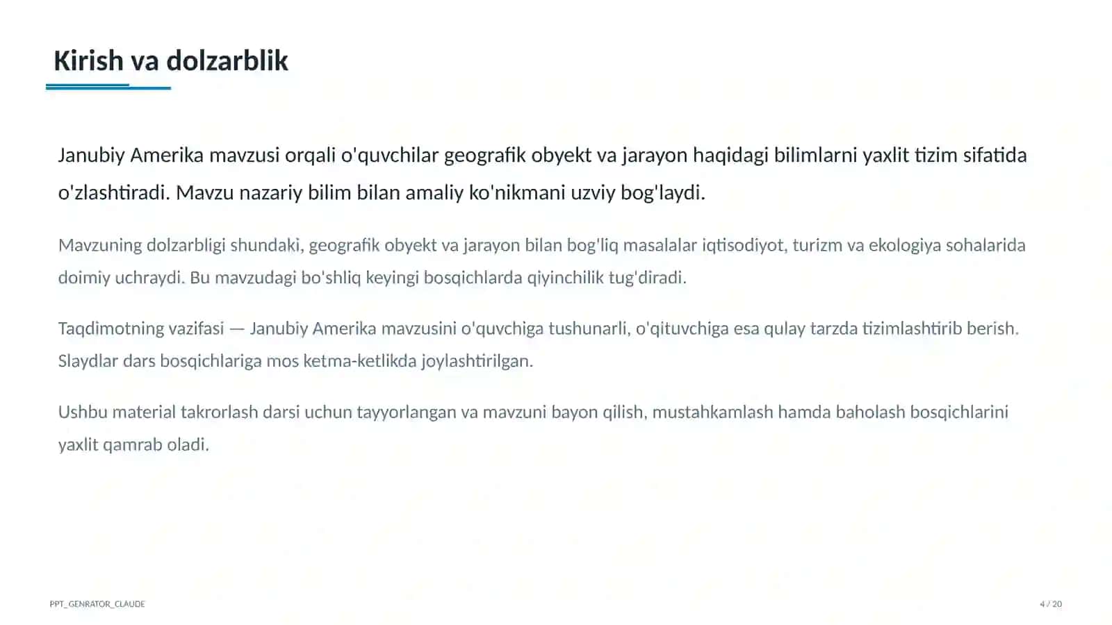 Janubiy Amerika (7-sinf) 4