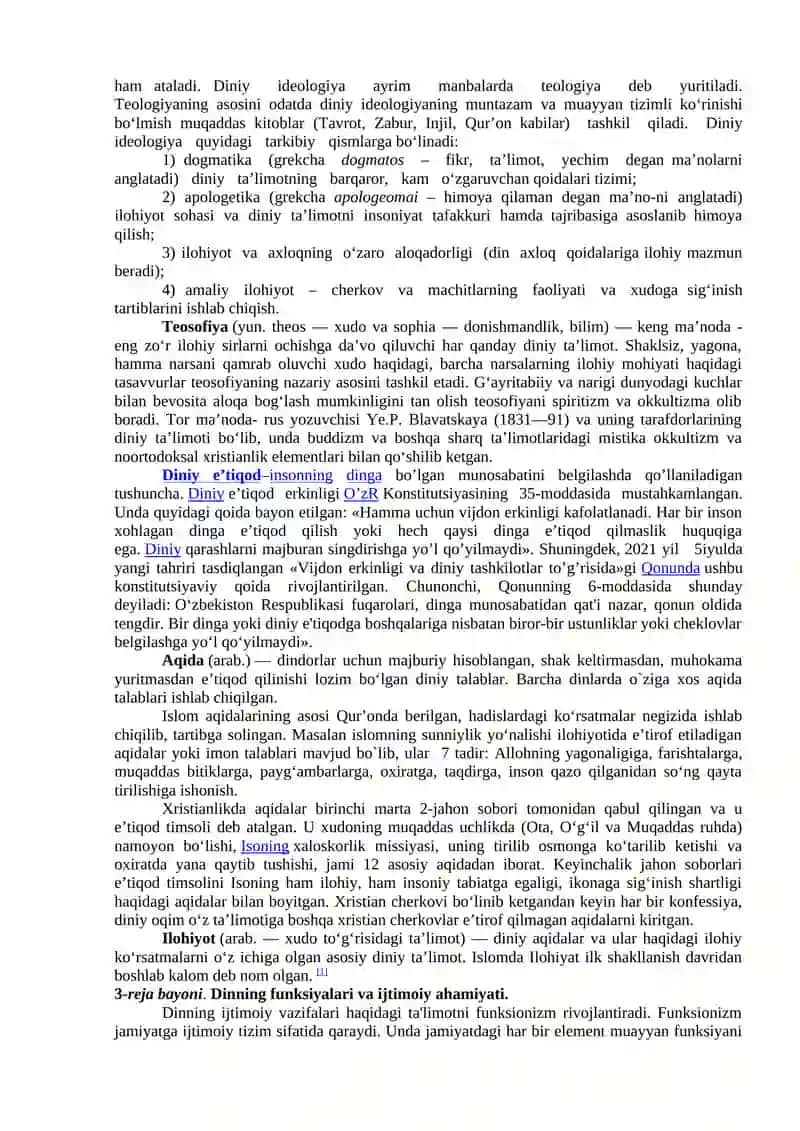 DIN IJTIMOIY MADANIYAT HODISA SIFATIDAGI AHAMIYATI 4