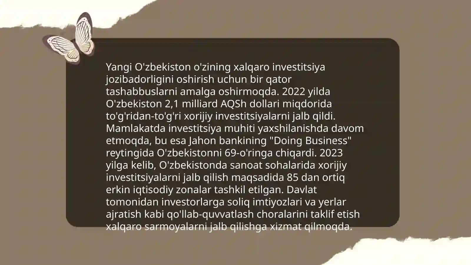 Yangi O'zbekiston ijtimoiy-siyosiy,iqtisodiy va madaniy hayotda ro'y berayotgan o'zgarishlarning xalqaro reyting va indekslarda aks etishi 4
