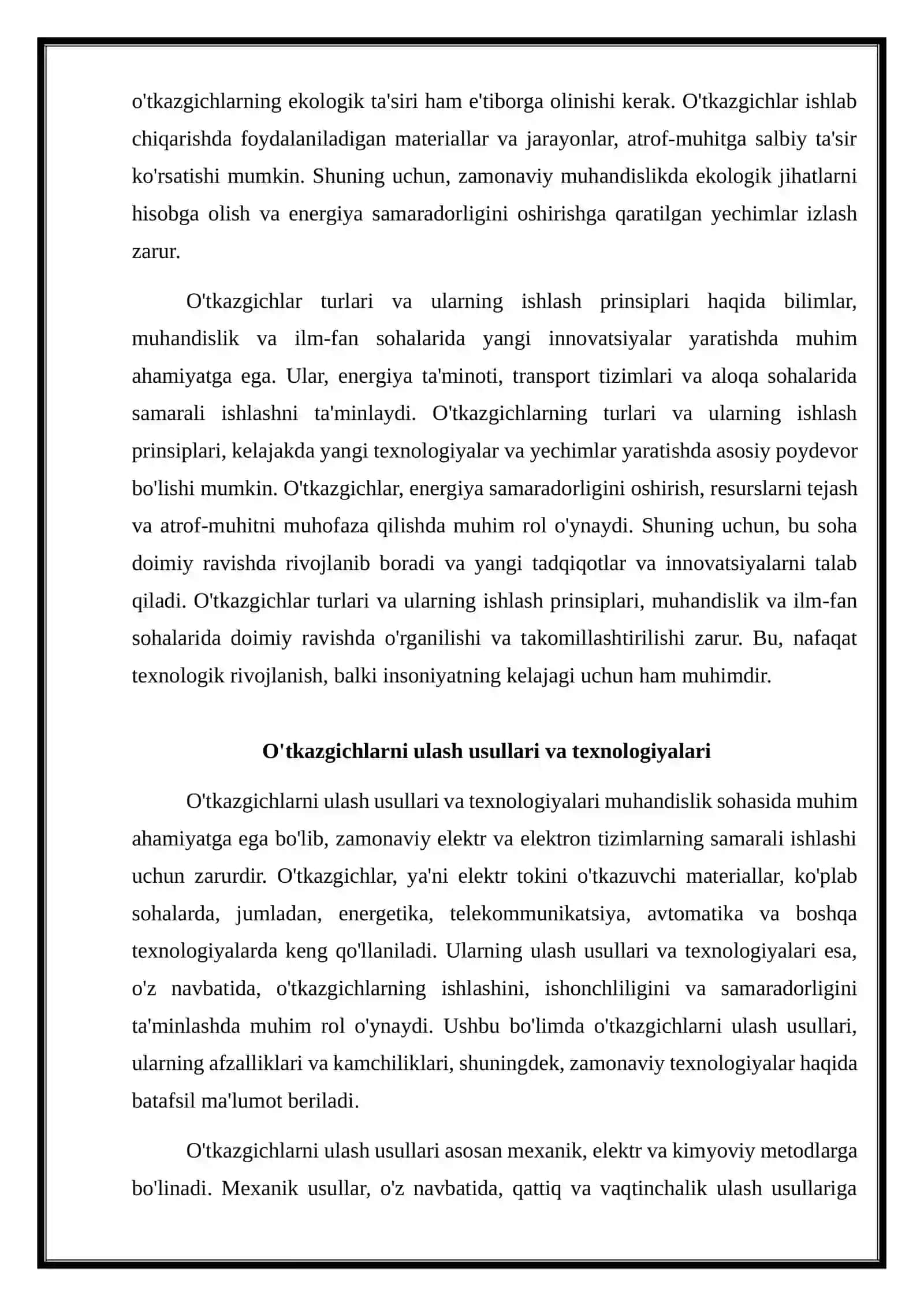 O'tkazgichlarni ulash 4