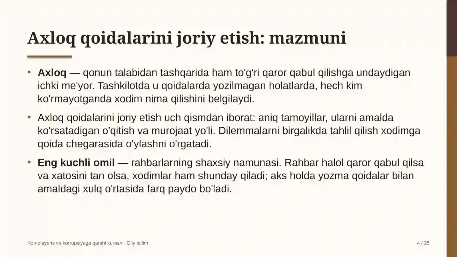 bojsiz savdo do'konlarida axloq qoidalarini joriy etish 4528 4