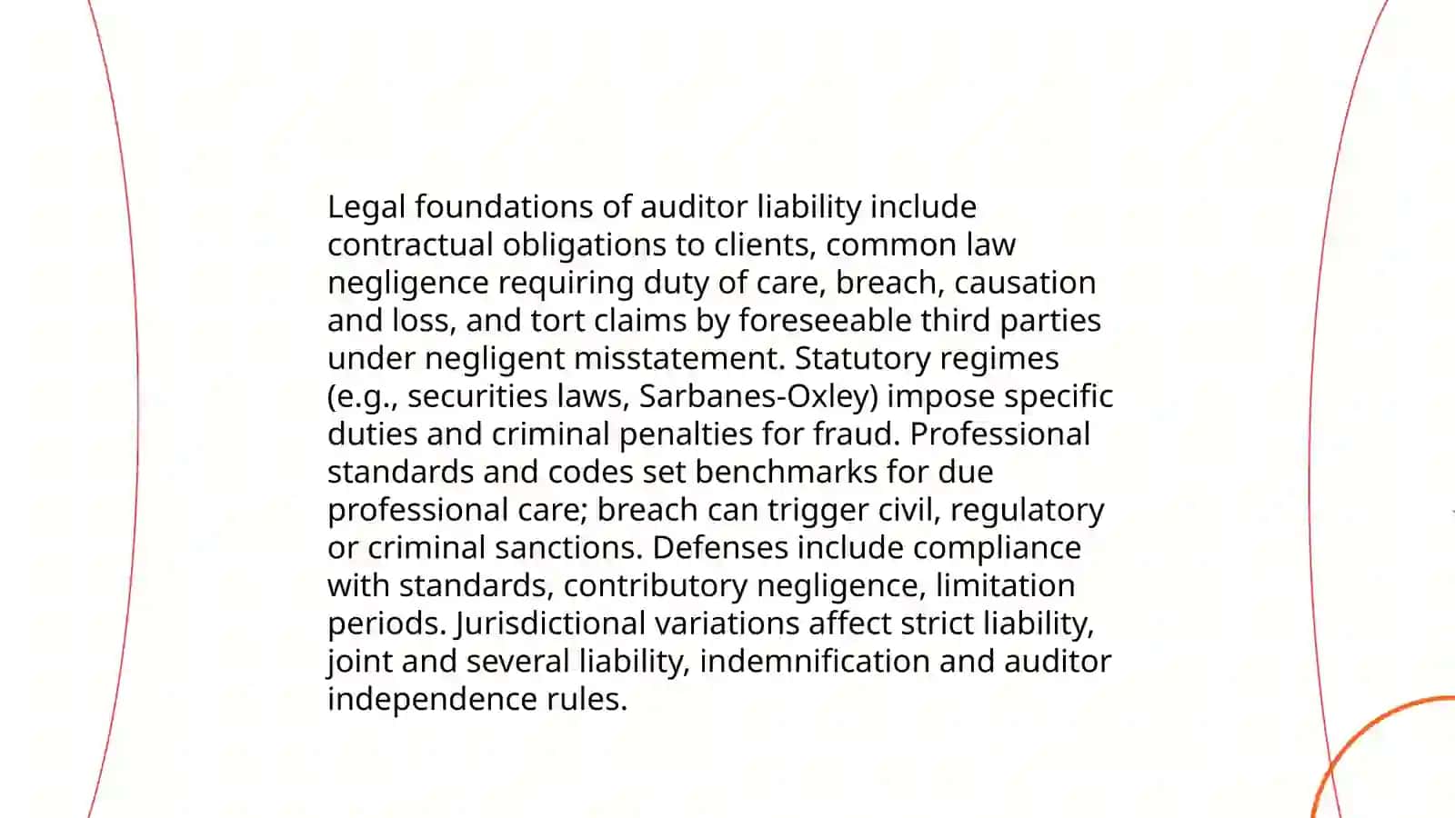 Audit liabilities 4