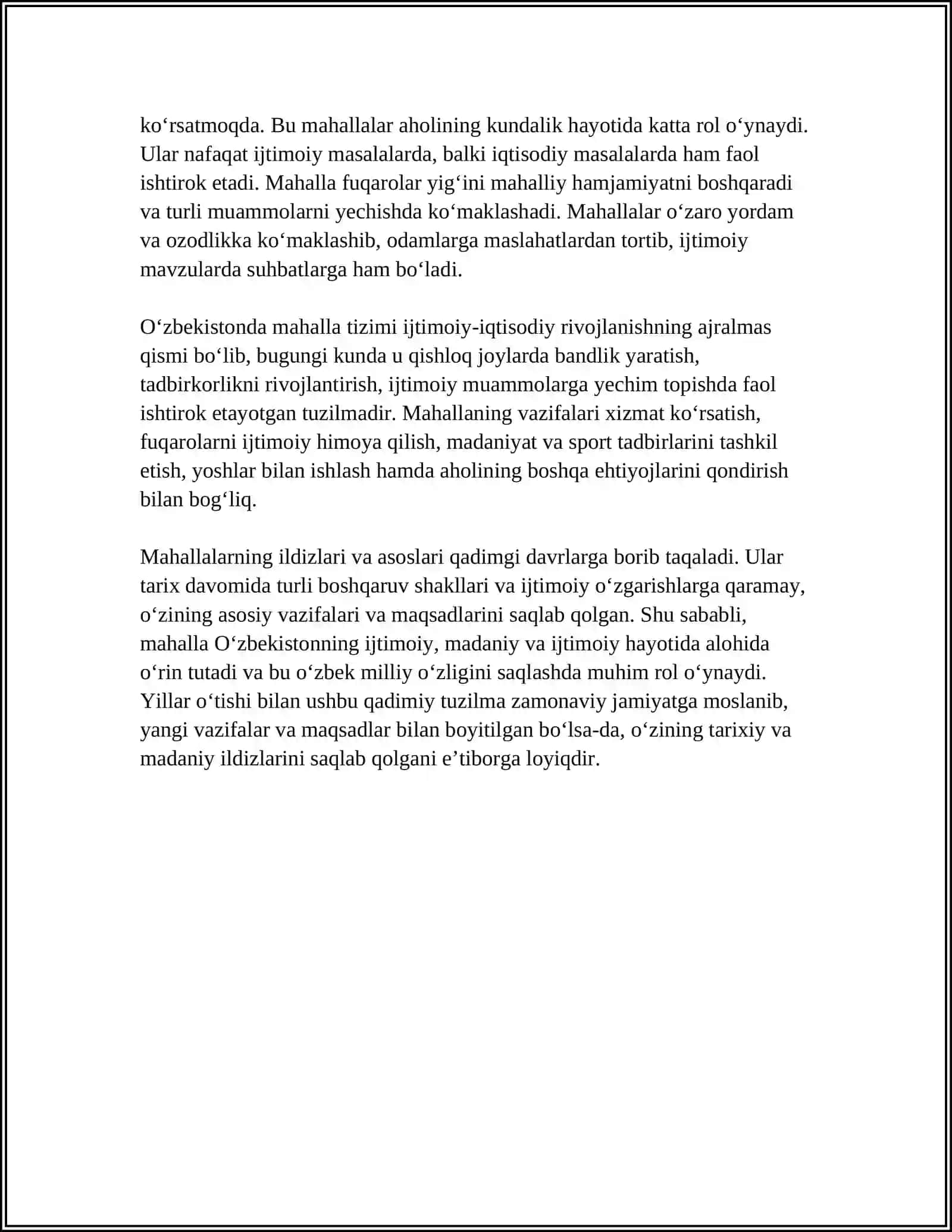 MENING MAHALLAM – MENING FAXRIM 4