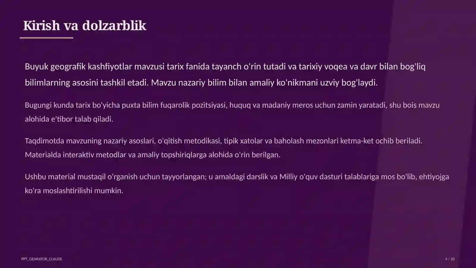 Buyuk geografik kashfiyotlar (8-sinf) 4