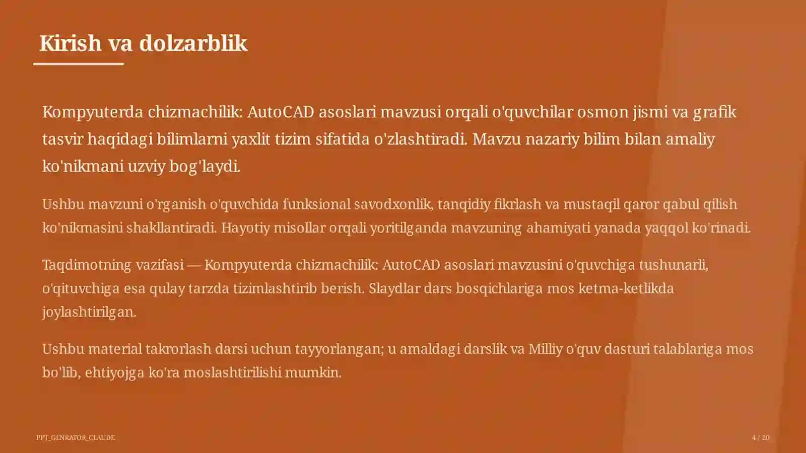 Astronomiya va chizmachilik (8–11) 4