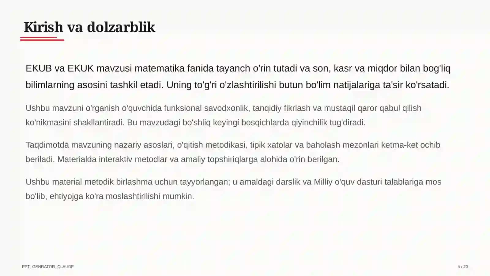 EKUB va EKUK (5-sinf) 4