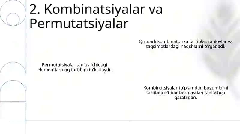 Qiziqarli kombinatorika 4