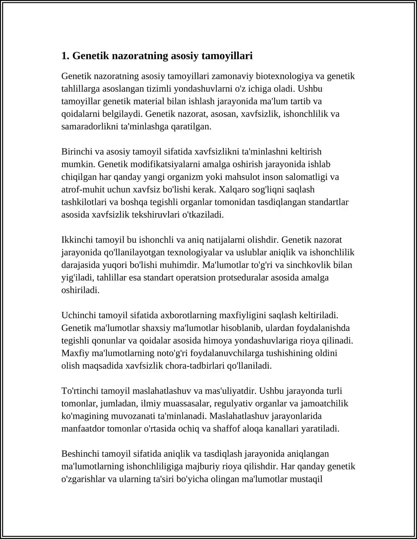 RIVOJLANISHNING GENETIK NAZORATI 4