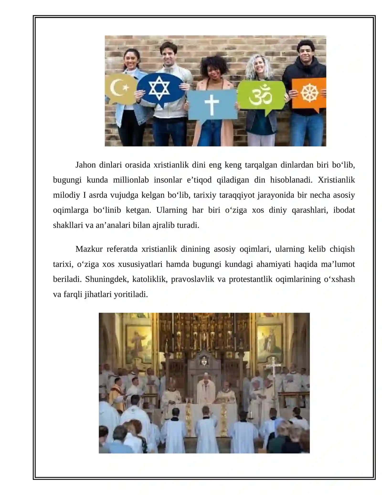 Xristianlik va uning asosiy oqimlari 4