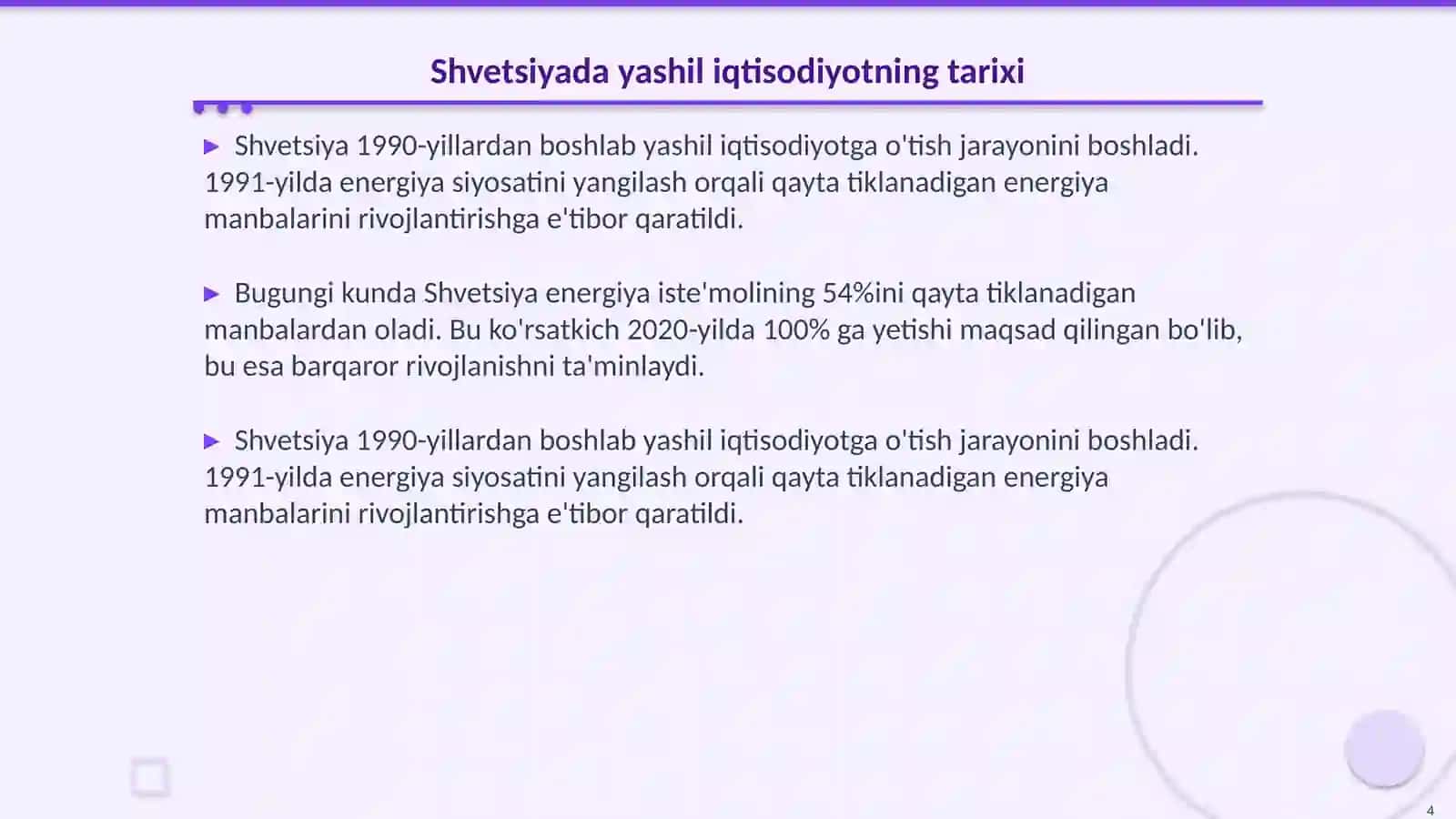 Yashil iqtisodiyotning o'zgaruvchan ahamiyati 4