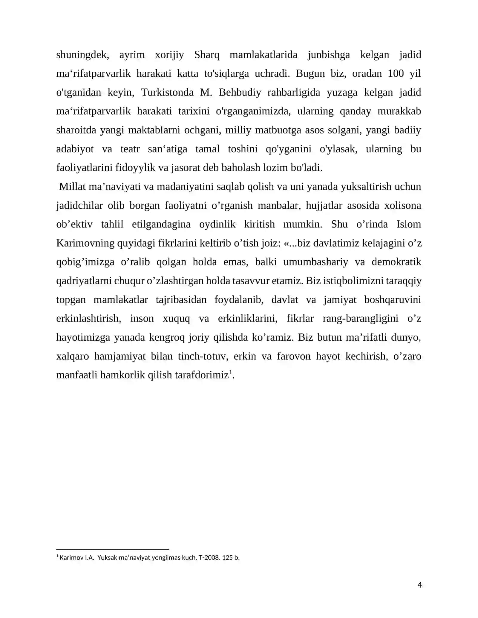 Turkiston Oʻlkasida jadidchilik harakati namoyondalarining faoliyati. (Fargʻona jadidlari hayoti misolida) 4