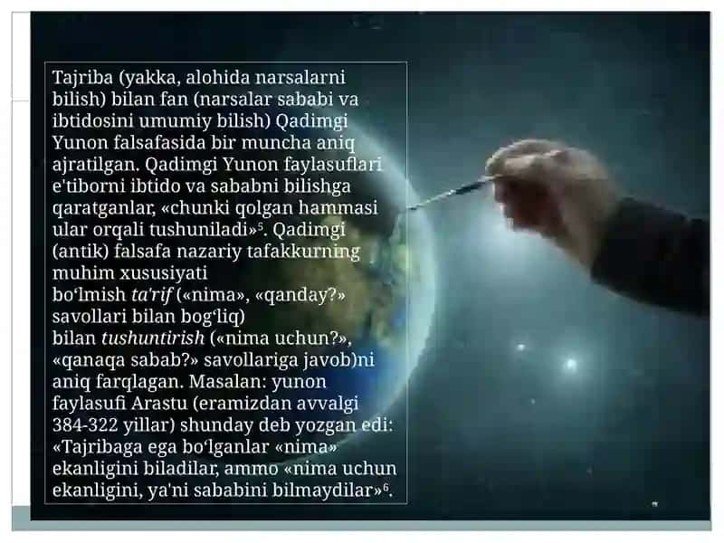 Falsafiy bilimlar tizimi va uning xususiyatlari 4