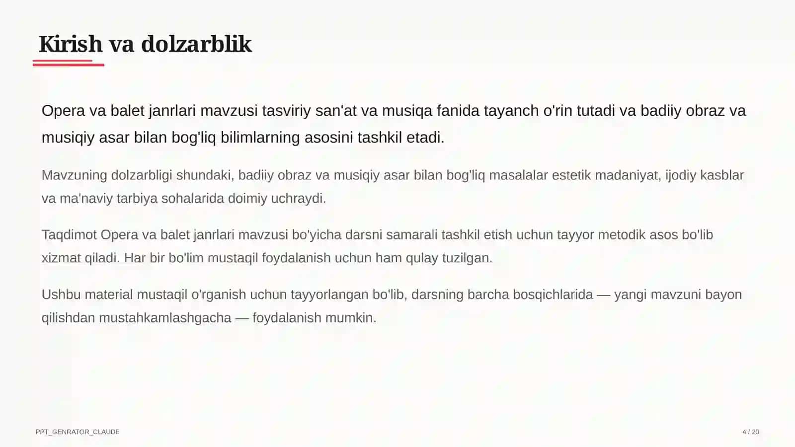 Opera va balet janrlari (6-sinf) 4