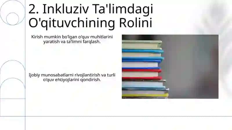 Inklyuziv talimning tashkil etishning pedagogik psixologik aspektlari 4