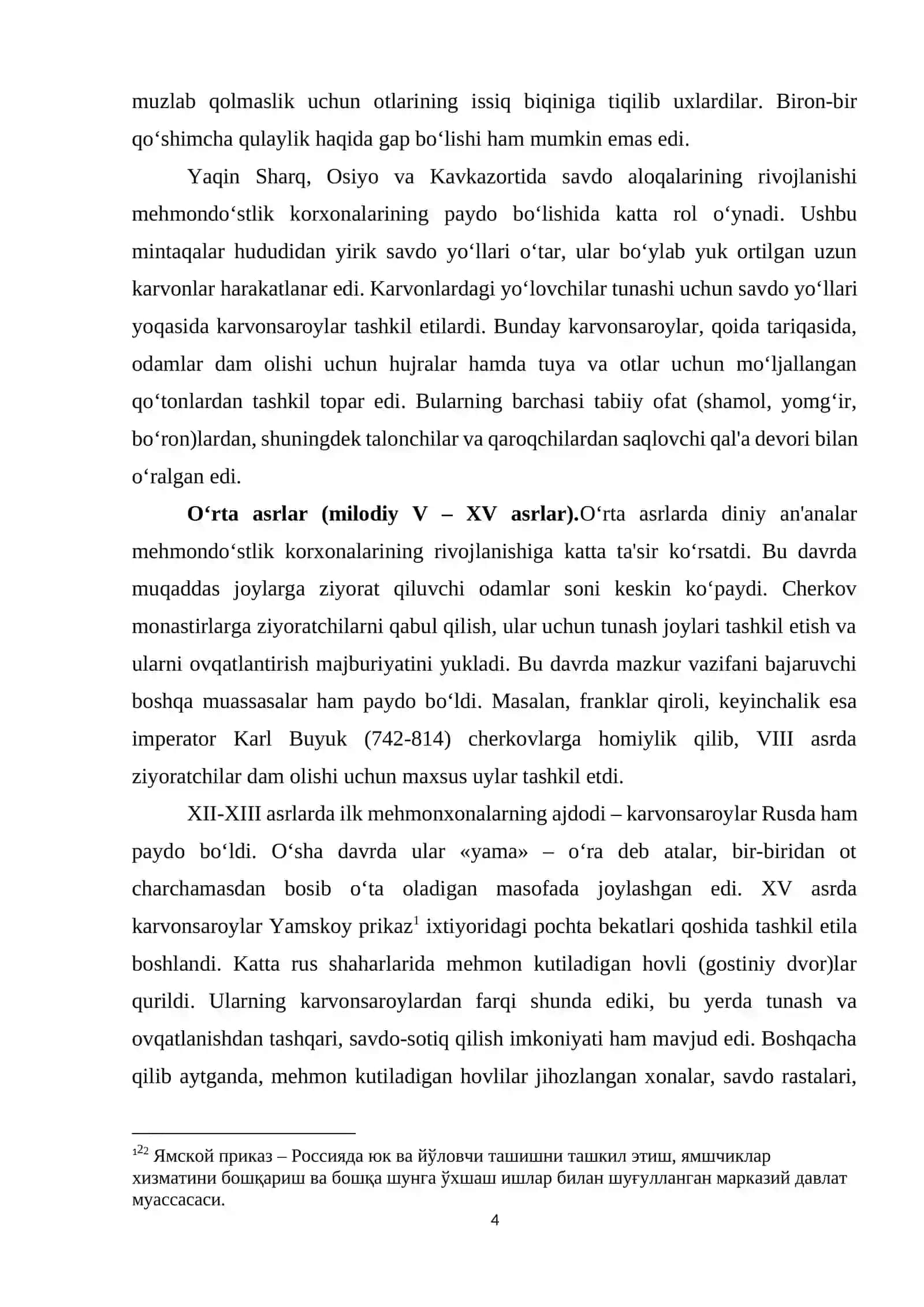 Turizm va mehmonxona xo'jaligi fanining maqsad va vazifalari 4