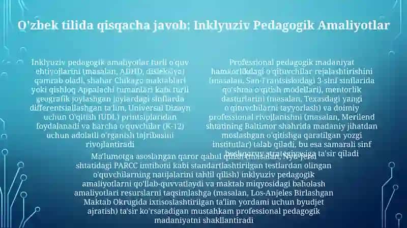 Kasbiy pedagogik madaniyat 4