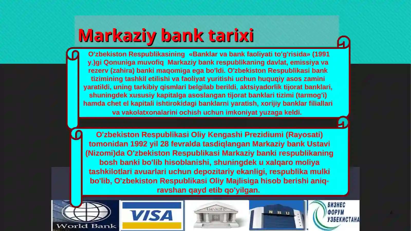 Banklarning balans tarkibi va daromadlari 4