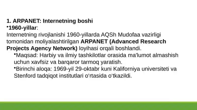 INTERNET TARMOG‘I VA UNDA ISHLASH ASOSLARI 4