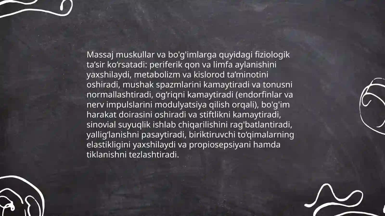 Tayanch-harakat apparati kasalliklarida davolovchi massajning qo'llanilishi 4