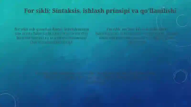 Iterativ jarayonlar 4