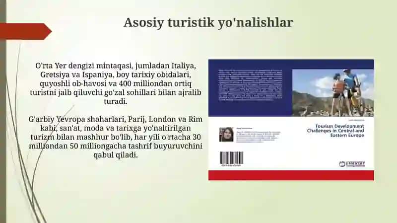 Yevropa mintaqasi turizimi 4