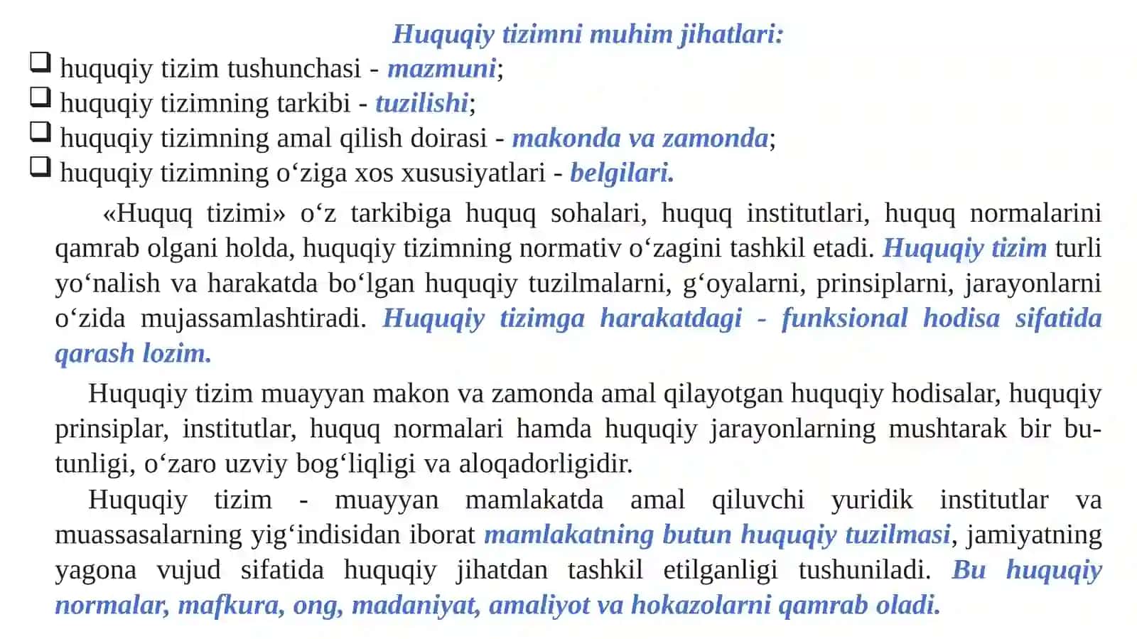 HUQUQIY TIZIM VA HUQUQIY ISLOHOT 4