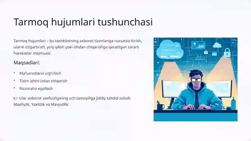 Tarmoq hujumlarining korporativ tarmoqlarga ta’sirini baholash 4