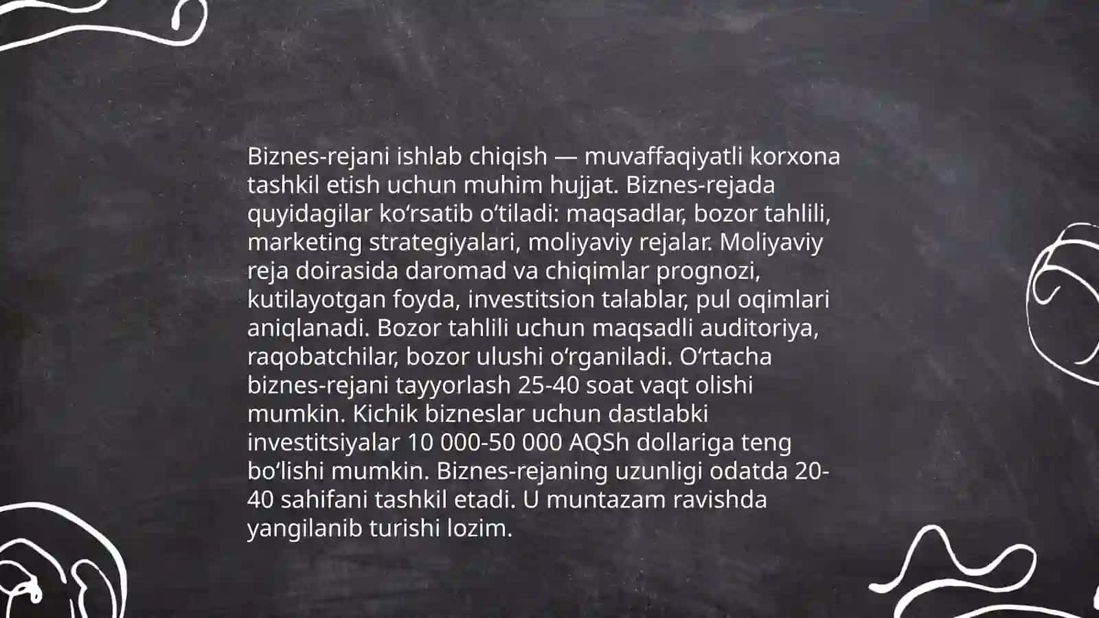 O’zbekistonda yangi korxonani tashkil etish asoslari 4