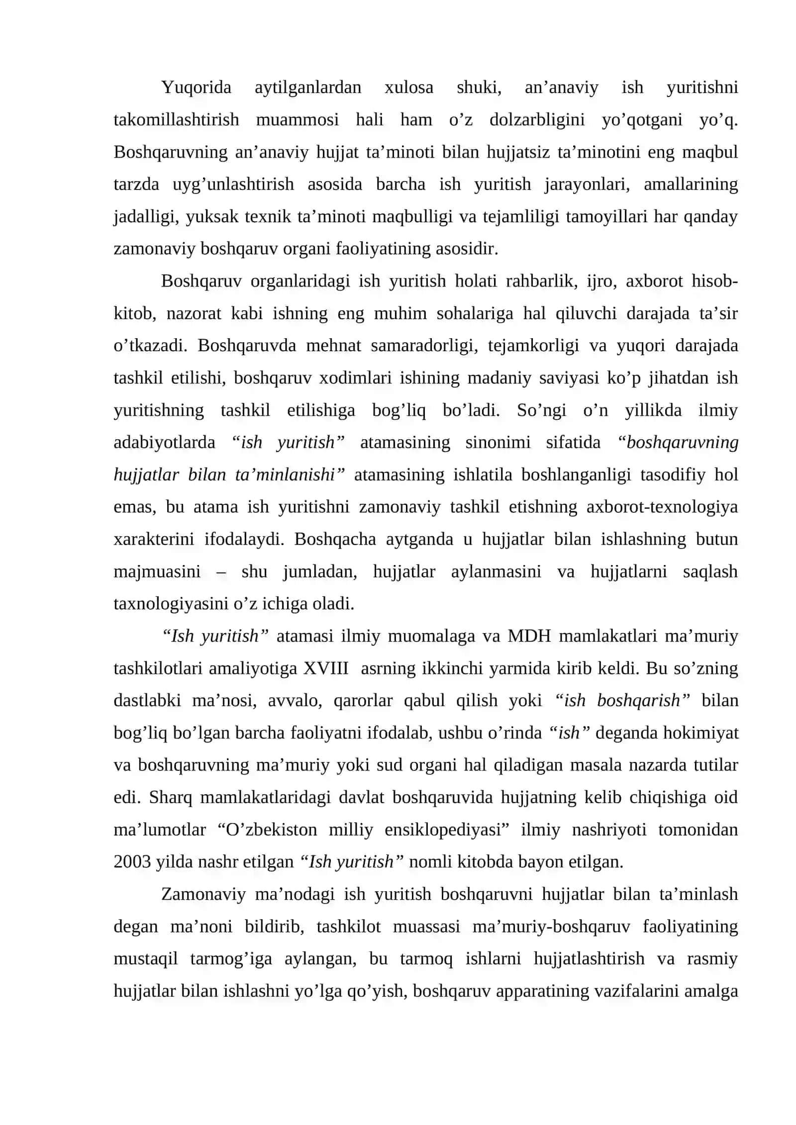 Boshqaruv tizimida ish yuritish asoslari 4