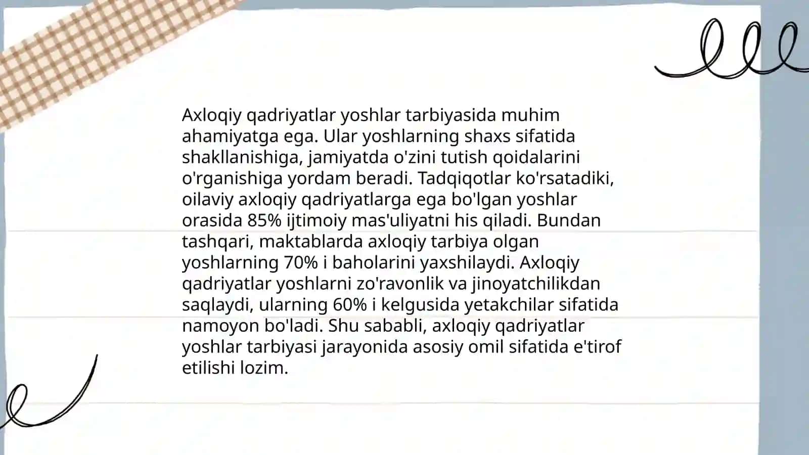 Tarbiya Mazmuni 4