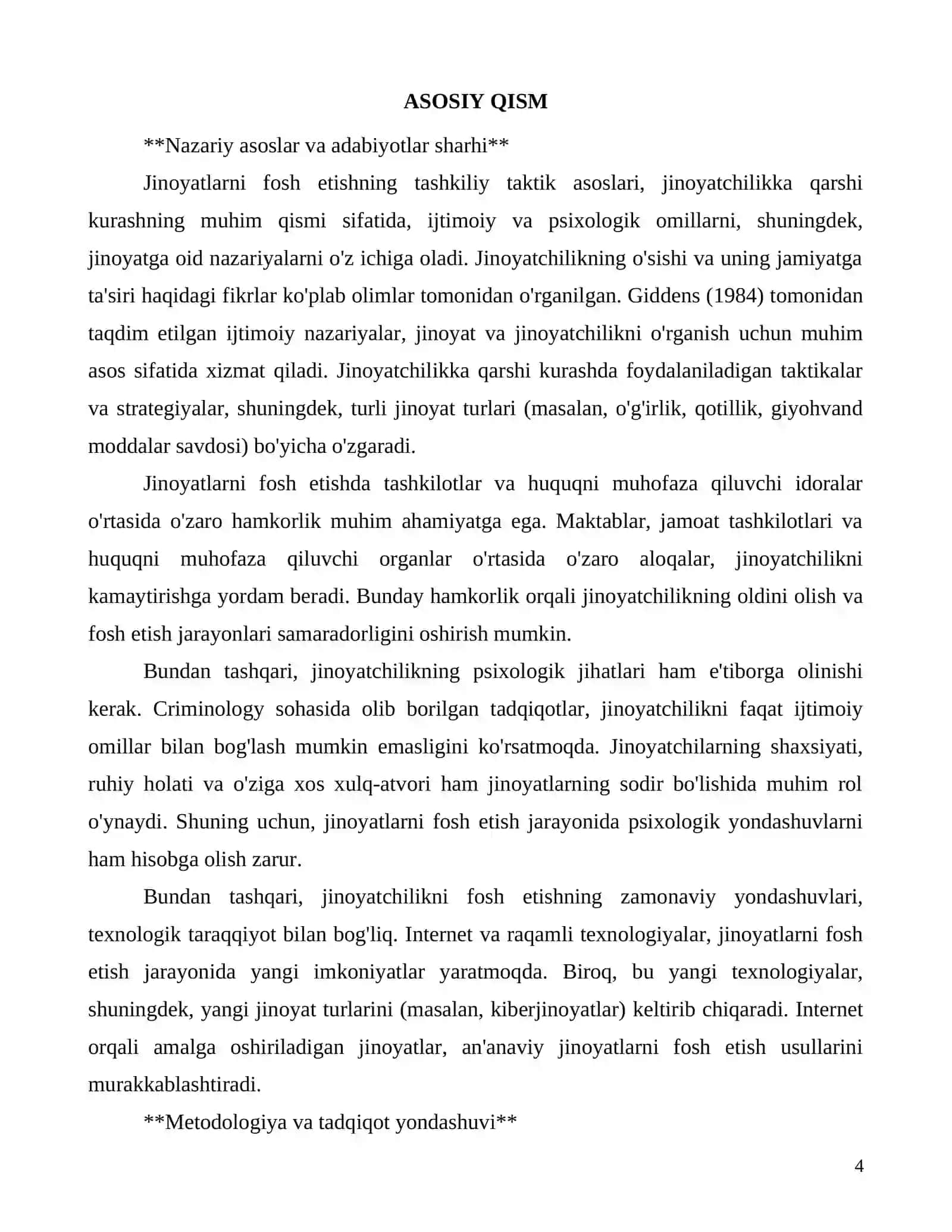 Jinoyatlarni fosh etishning tashkiliy taktik asoslari haqida 4