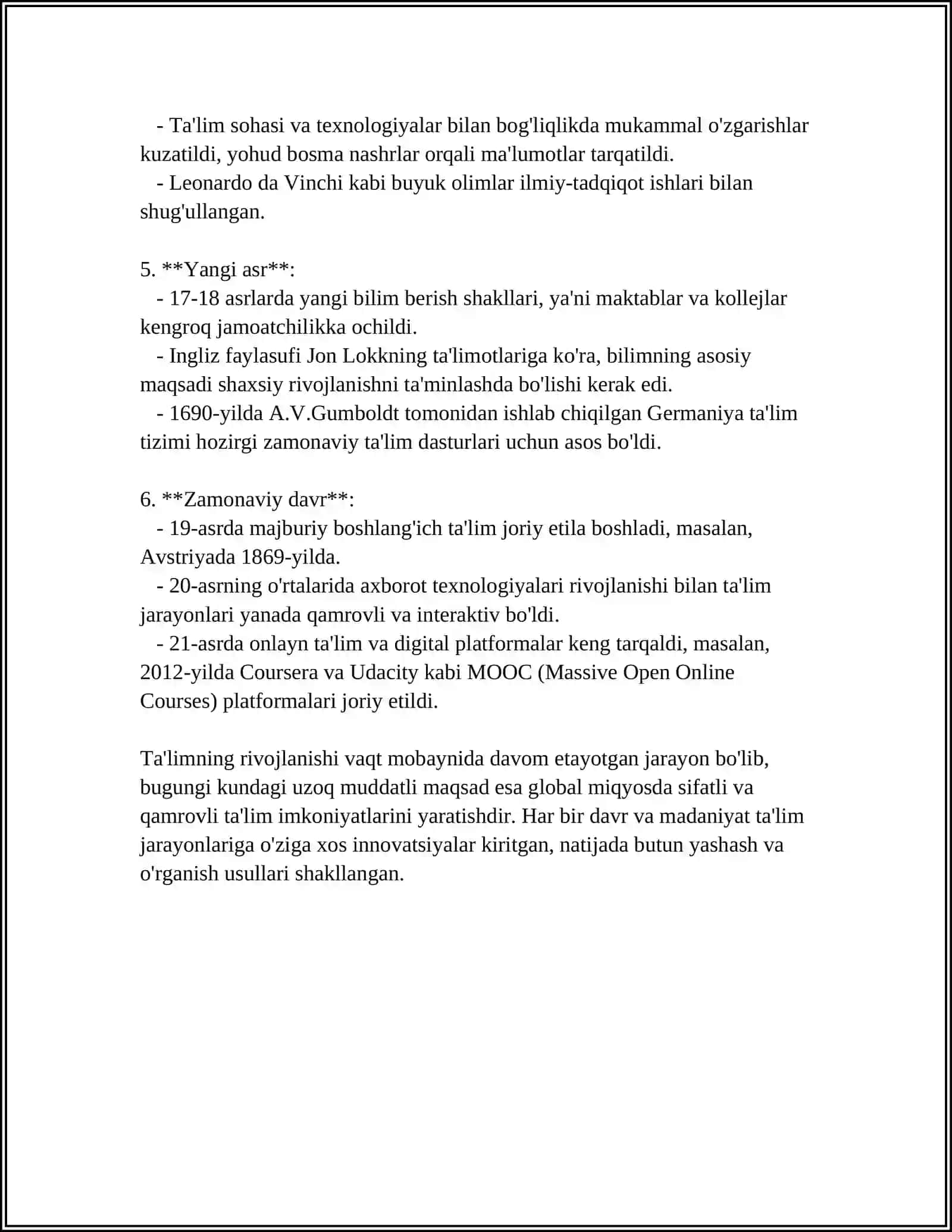 TAʼLIM KECHA, BUGUN VA ERTAGA 4