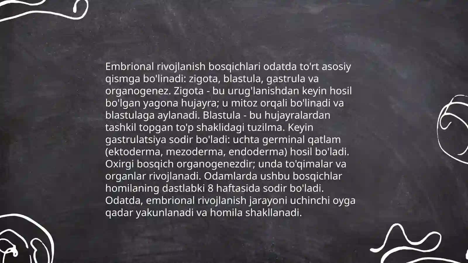 Tibbiy va Biologiya fanlari uchun qo'llanma 4