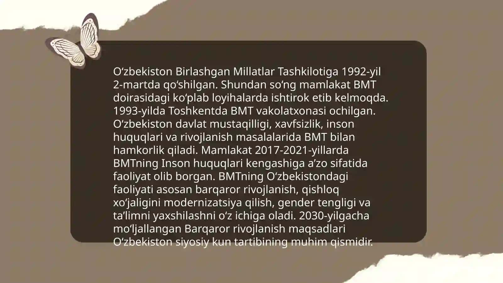 O'zbekiston va Jahon hamjamiyati 4