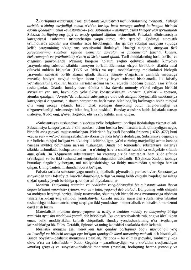 Borliq (ontologiya) va rivojlanish falsafasi 4