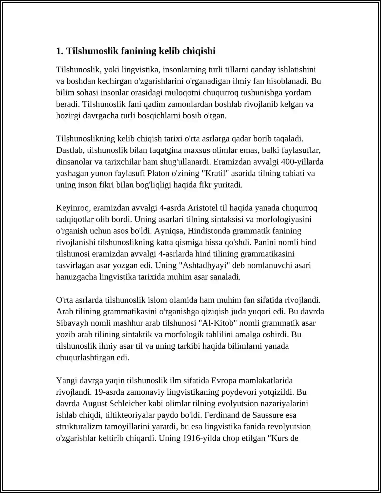 TILSHUNOSLIK FANINING TARIXI 4