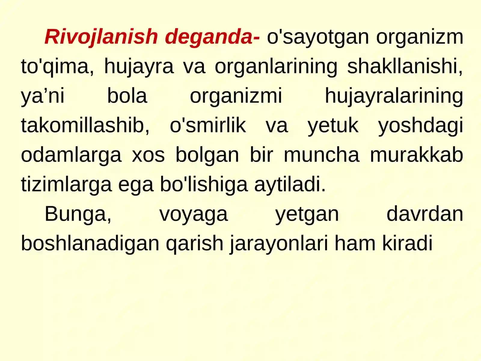 Bolalar va o'smirlar o'sishi va rivojlanishining umumiy qonuniyatlari 4