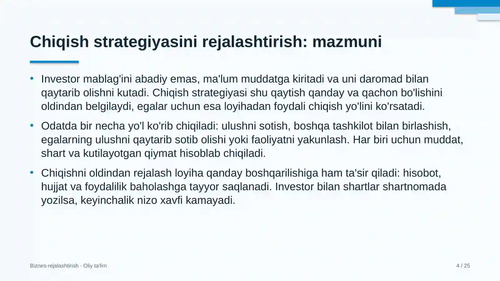 temir yo'l transportida chiqish strategiyasini rejalashtirish 4571 4