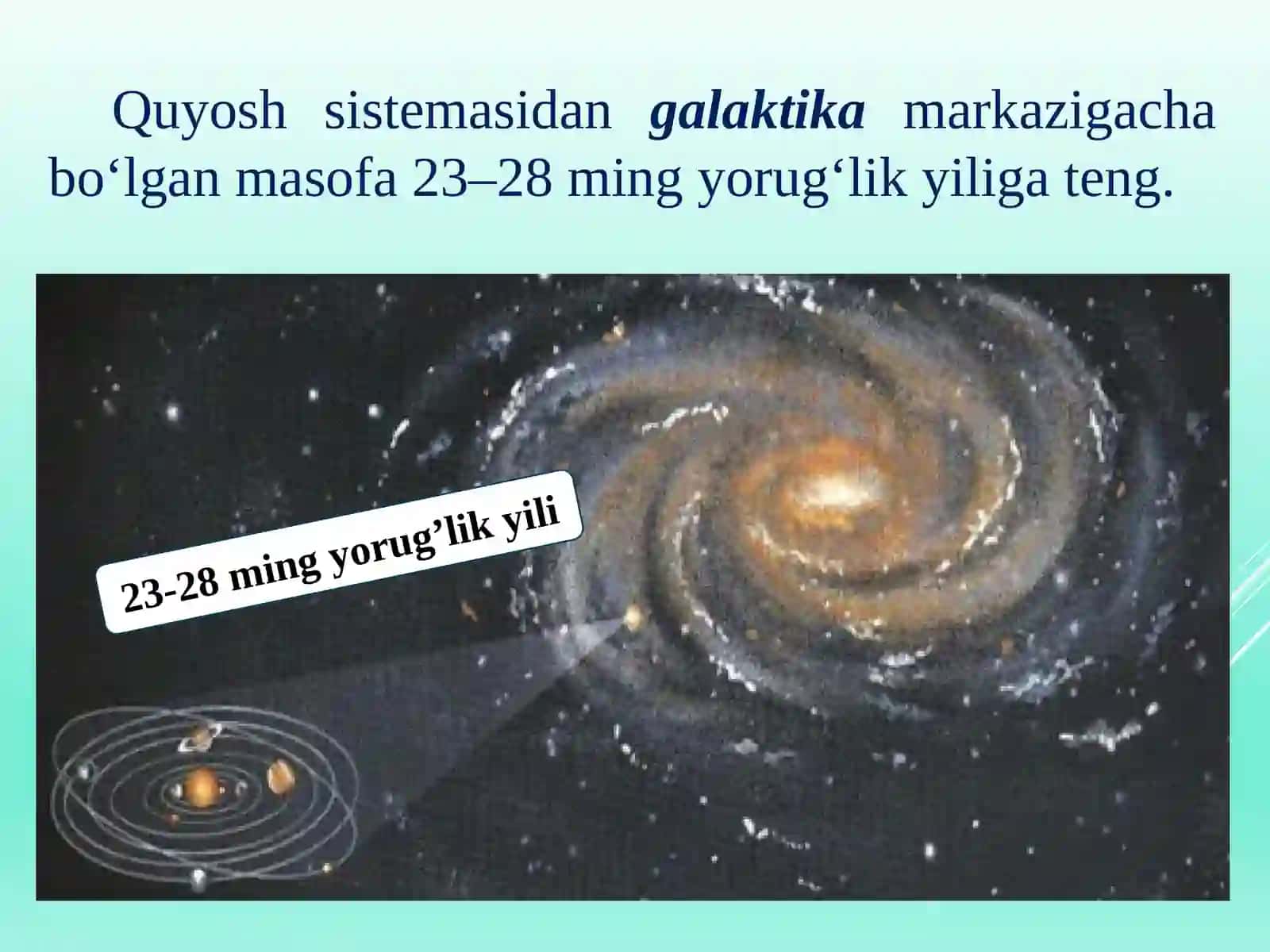 Yer yuzi tabiati rivojlanishining fazoviy omillari 4