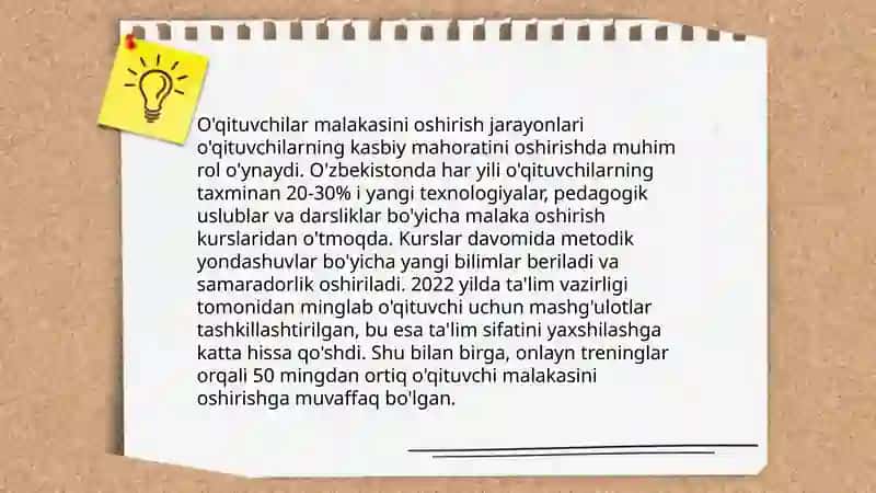 O'zbekiston Respublikasi rivojining yangi bosqichida ta'lim tarbiya islohoti 4