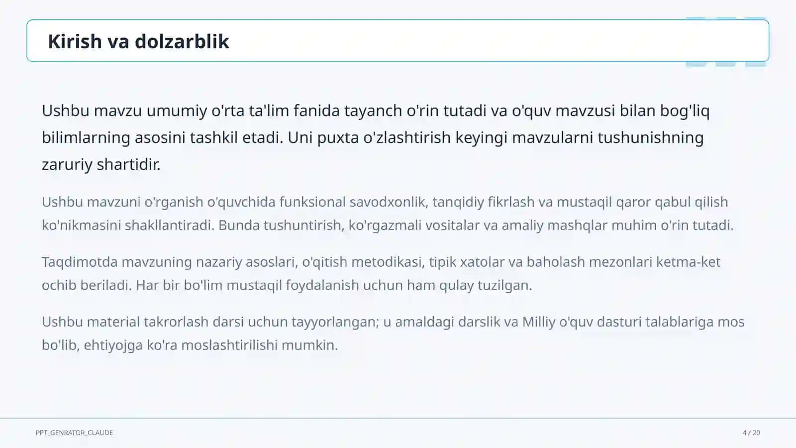 Ijtimoiy-emotsional ko'nikmalar (SEL): sinfda hissiyotlarni boshqarishni o'rgatish 4