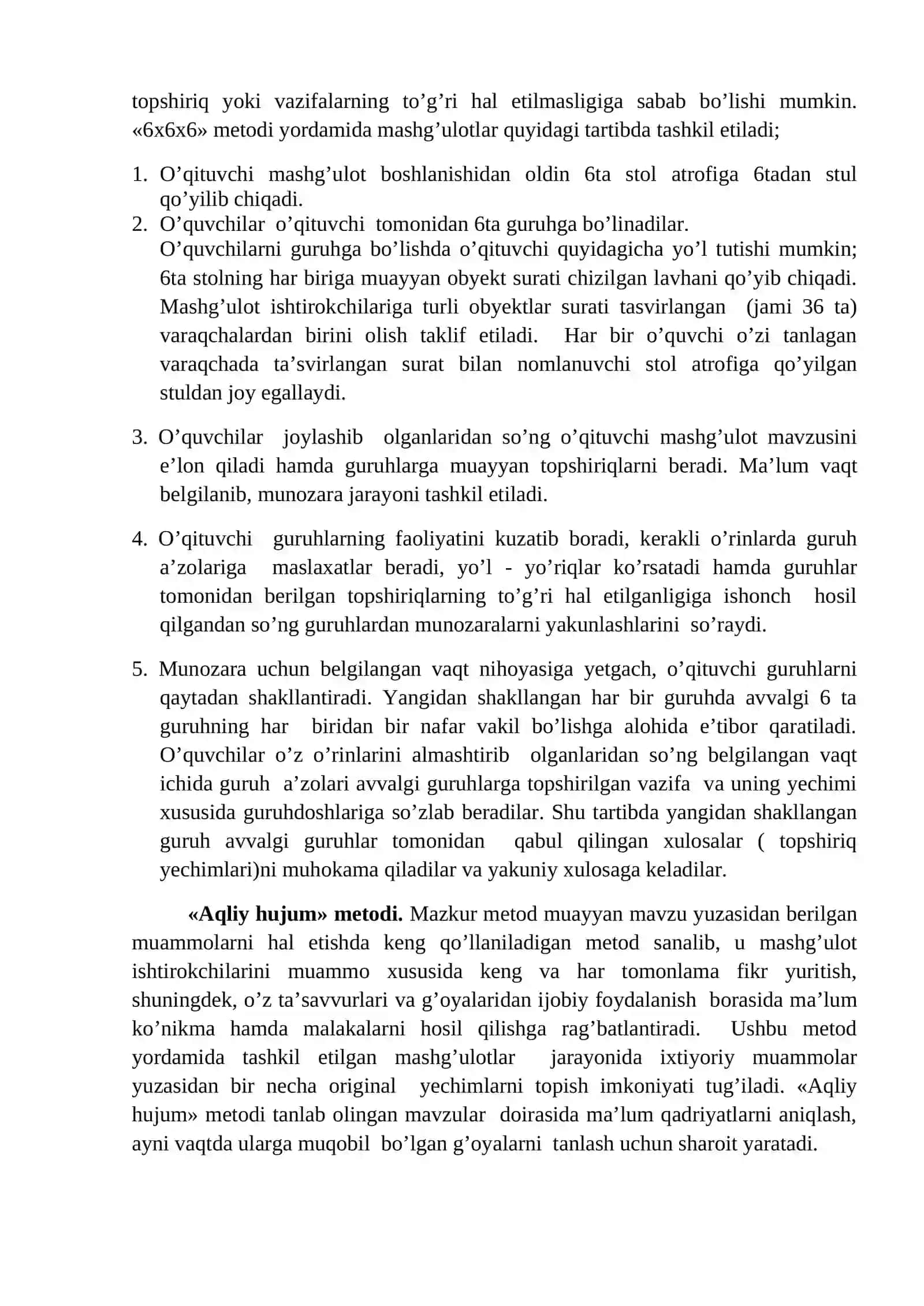 Zamonaviy o’qitish pedagogik psixologik texnologiyalari 4